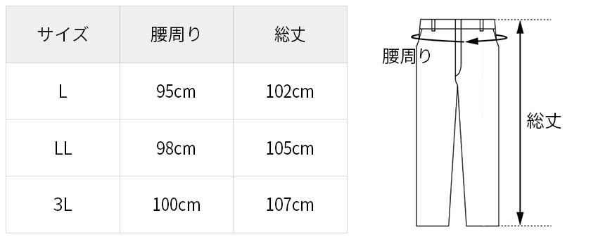 サイズ表