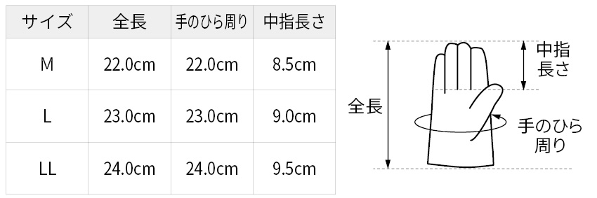 サイズ表