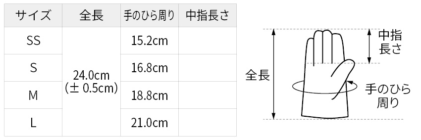 サイズ表