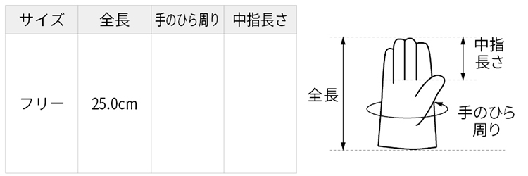 サイズ表