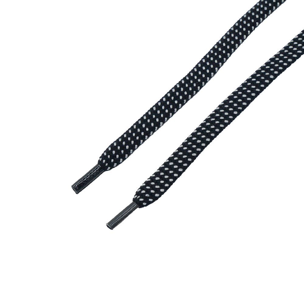 靴紐中編　110CM　白黒